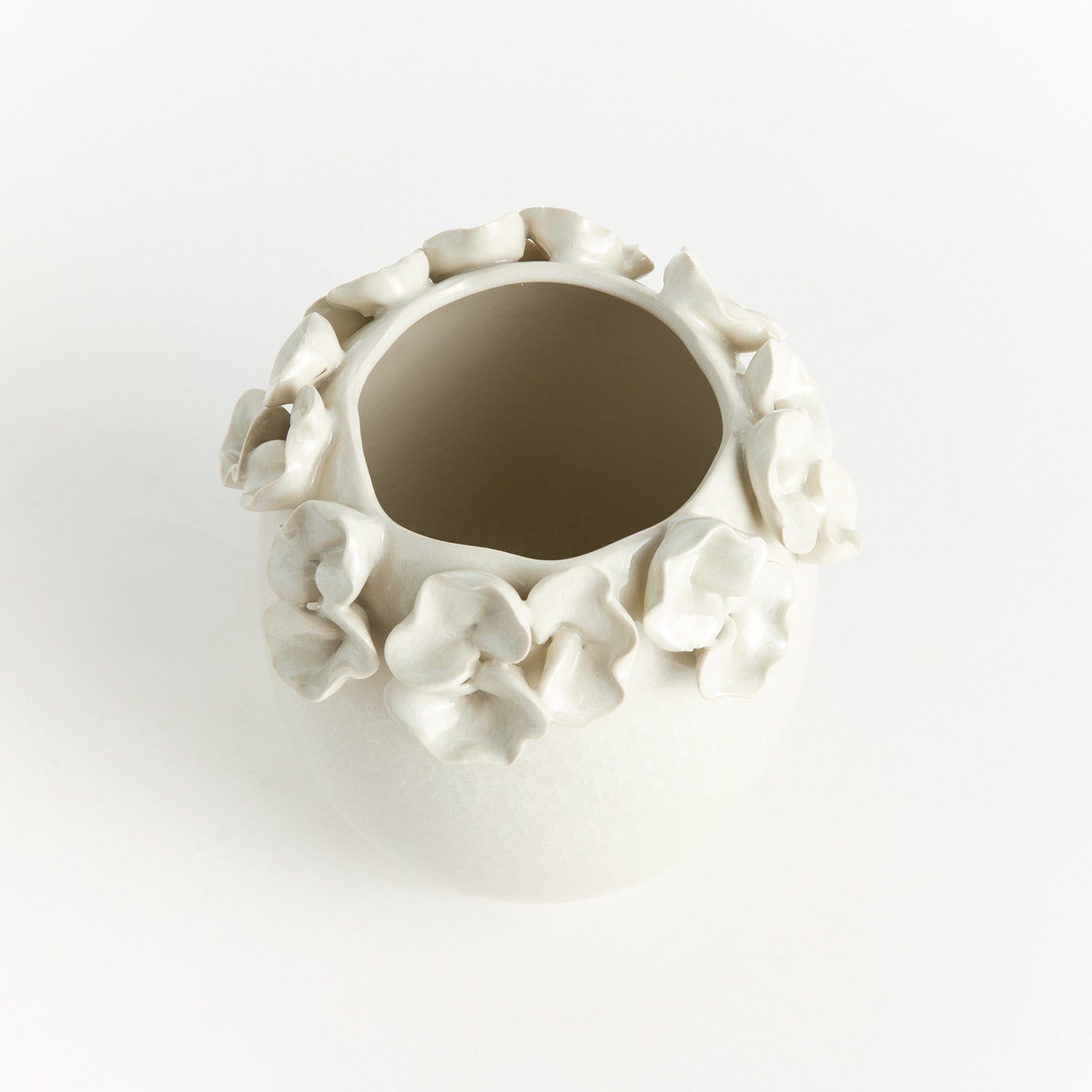 Petite Fleur White Vase