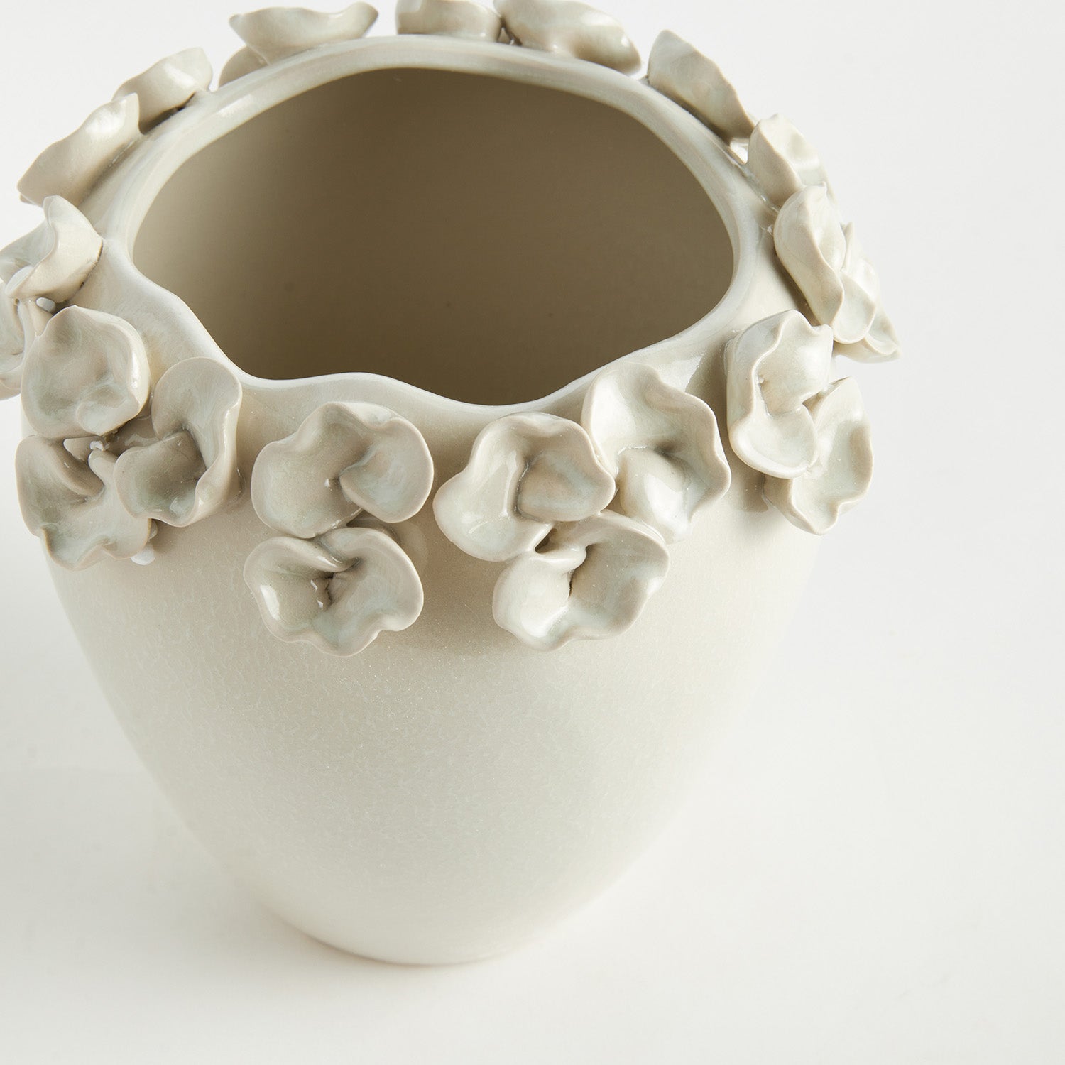 Petite Fleur White Vase