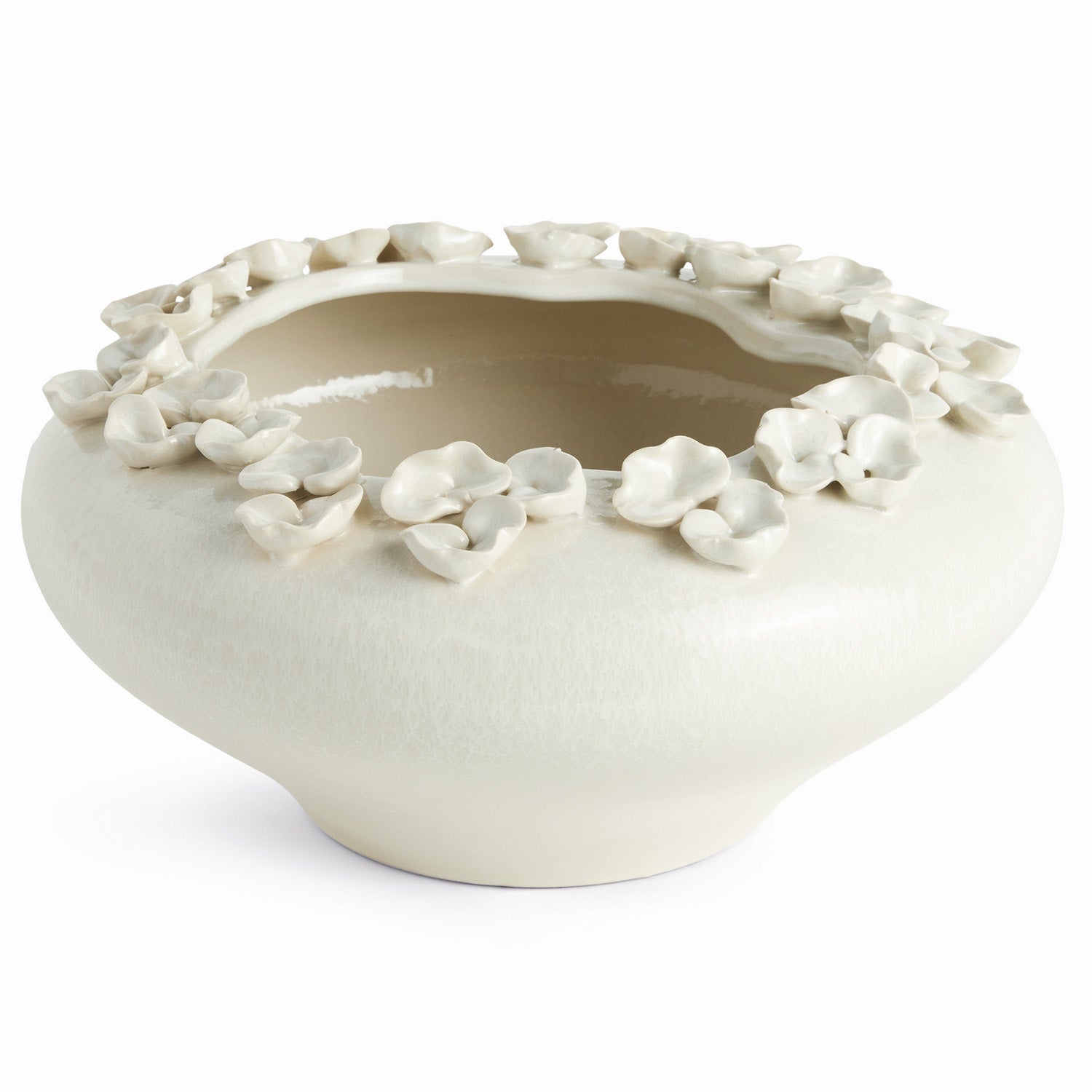 Petite Fleur White Decorative Bowl