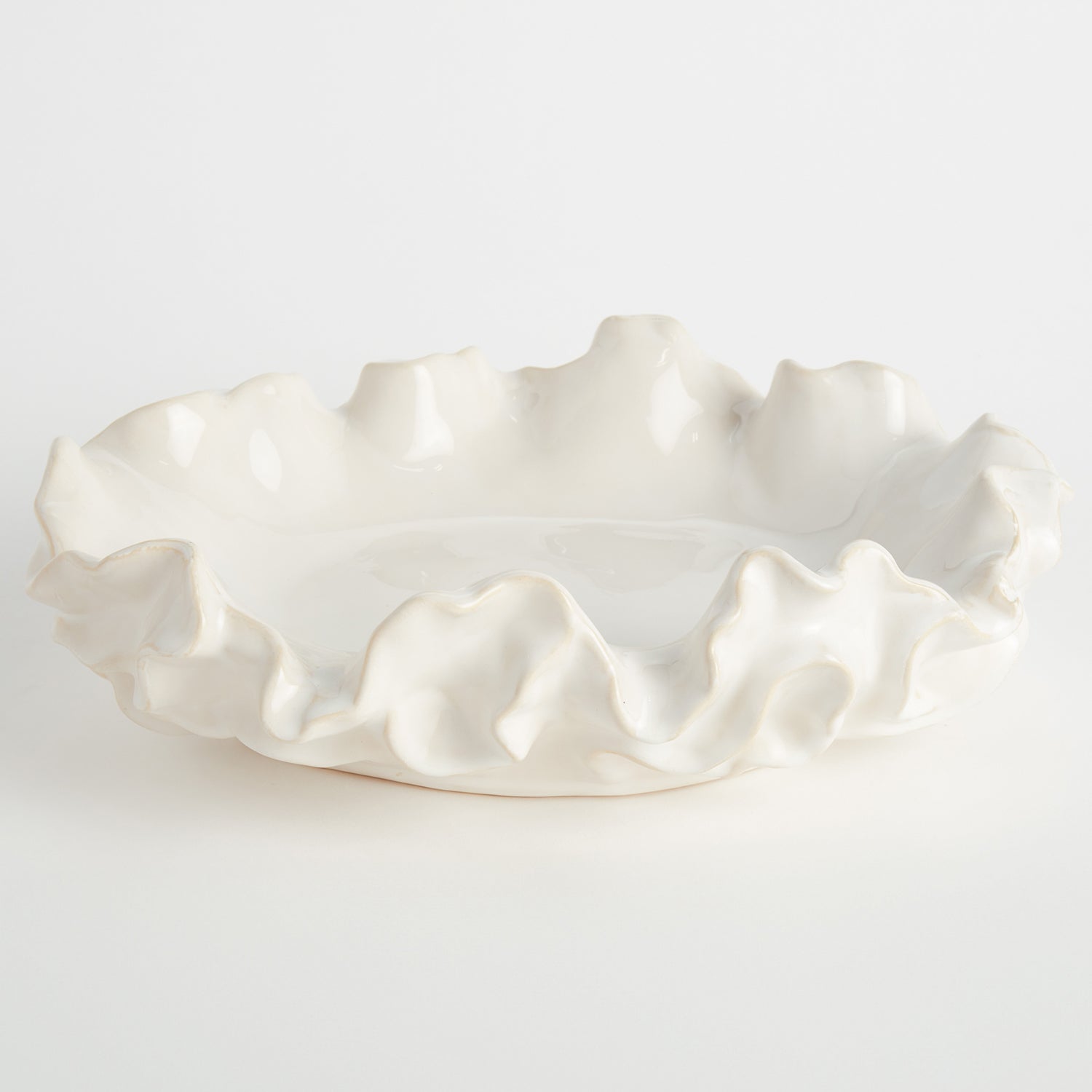 Camilla White Decorative Bowl