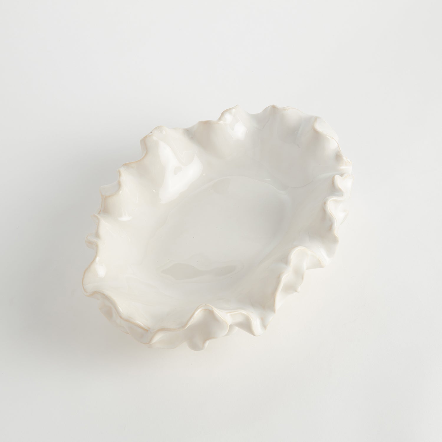 Camilla White Decorative Bowl