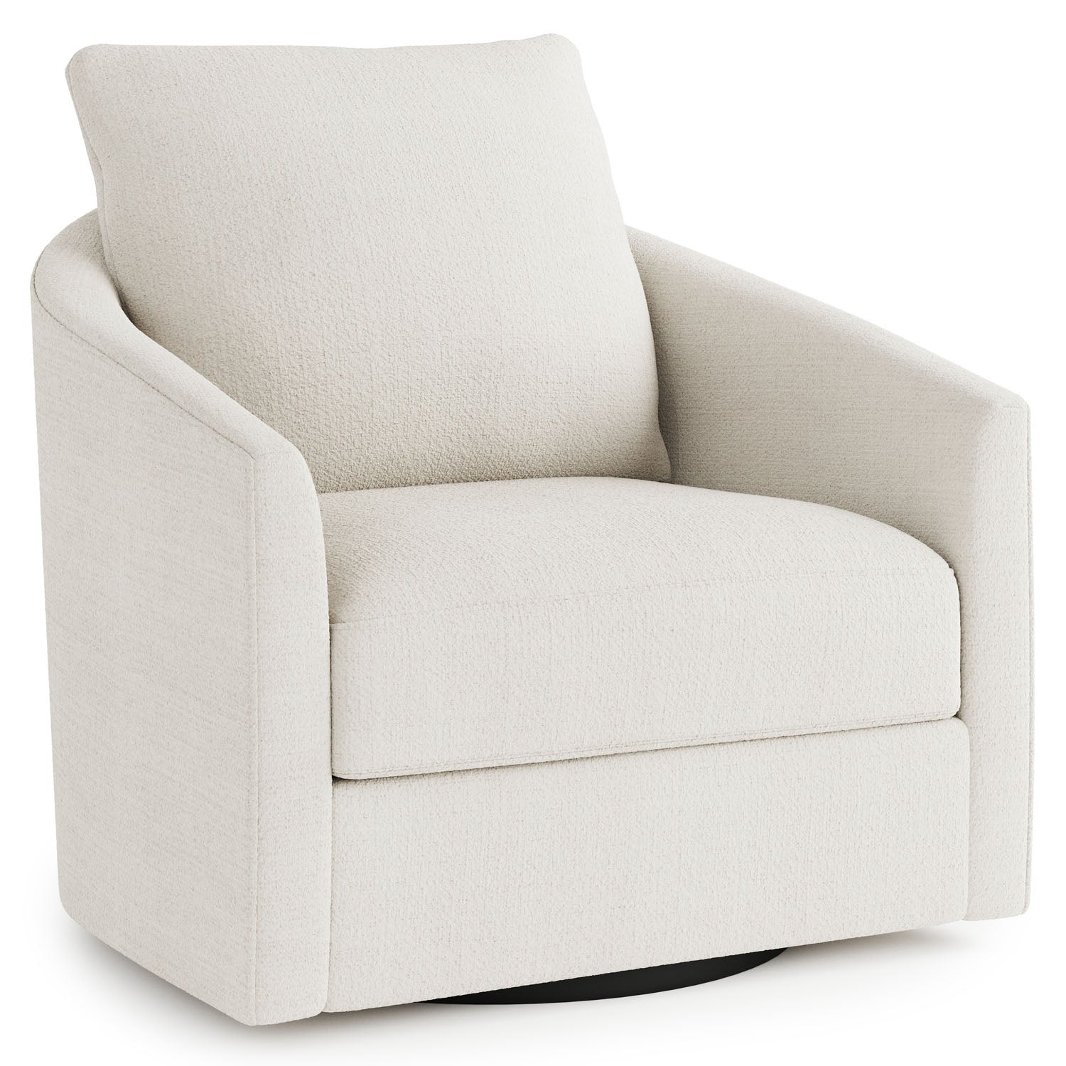 Bernhardt Interiors Astoria White Swivel Chair