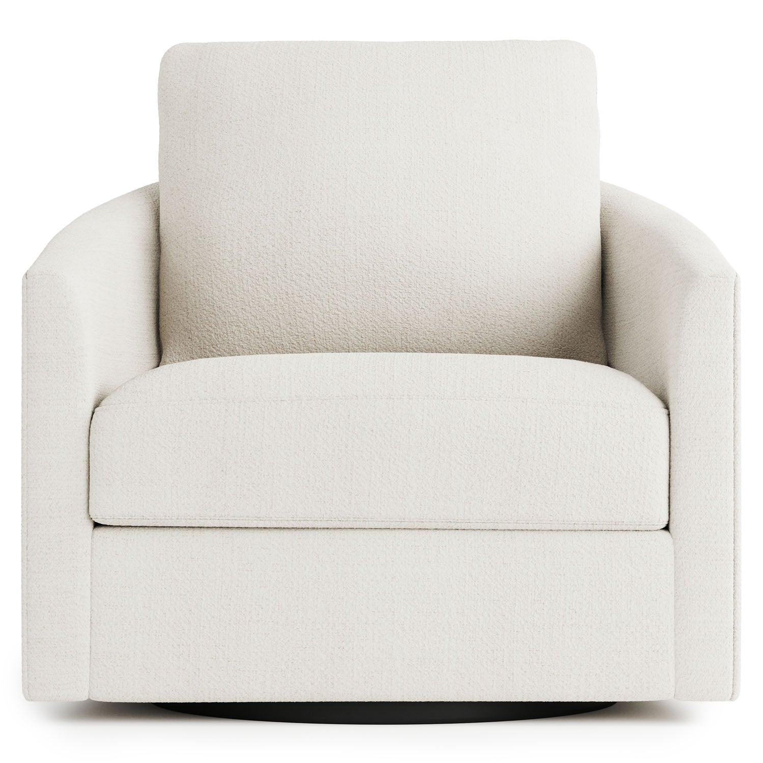 Bernhardt Interiors Astoria White Swivel Chair