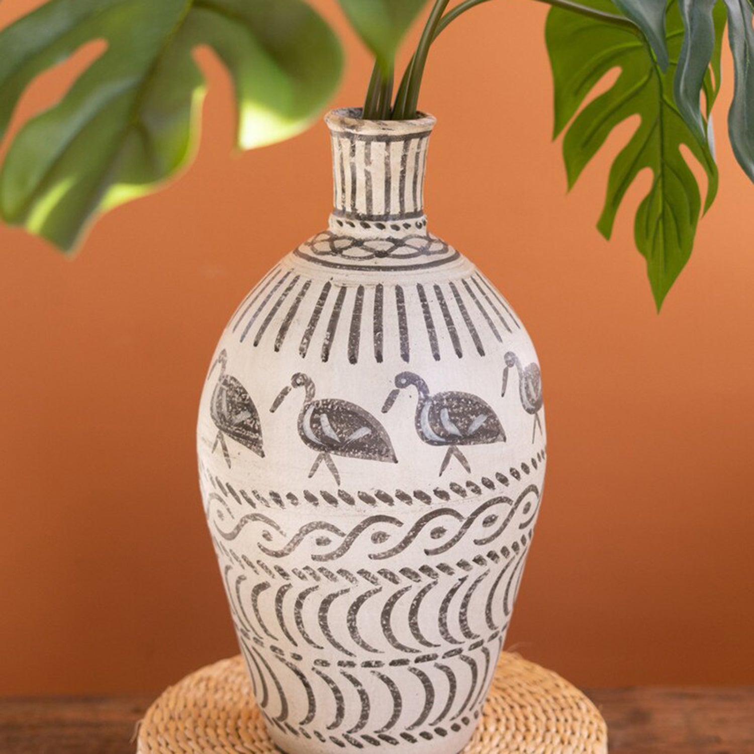 Birds Terracotta Pot