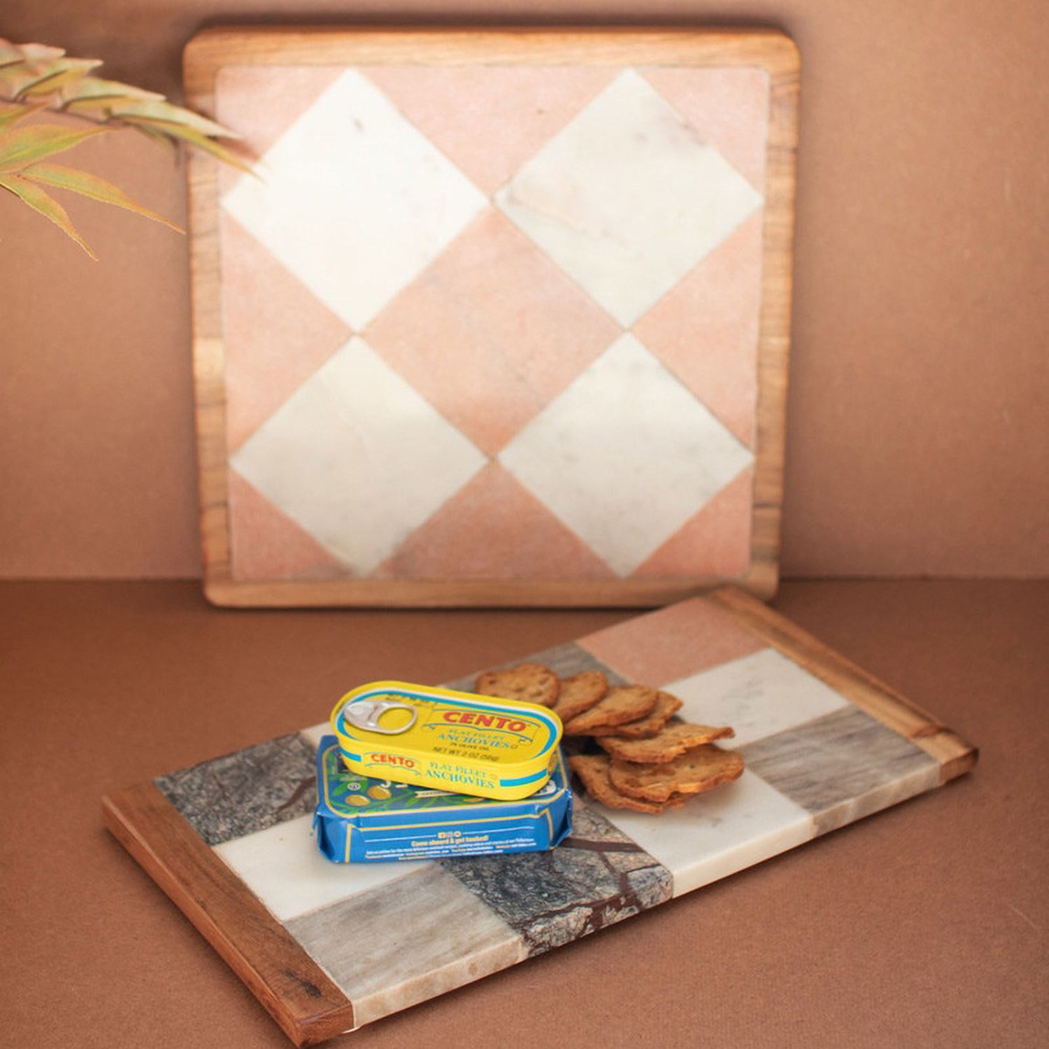 Rectangle Checkered Serving Board