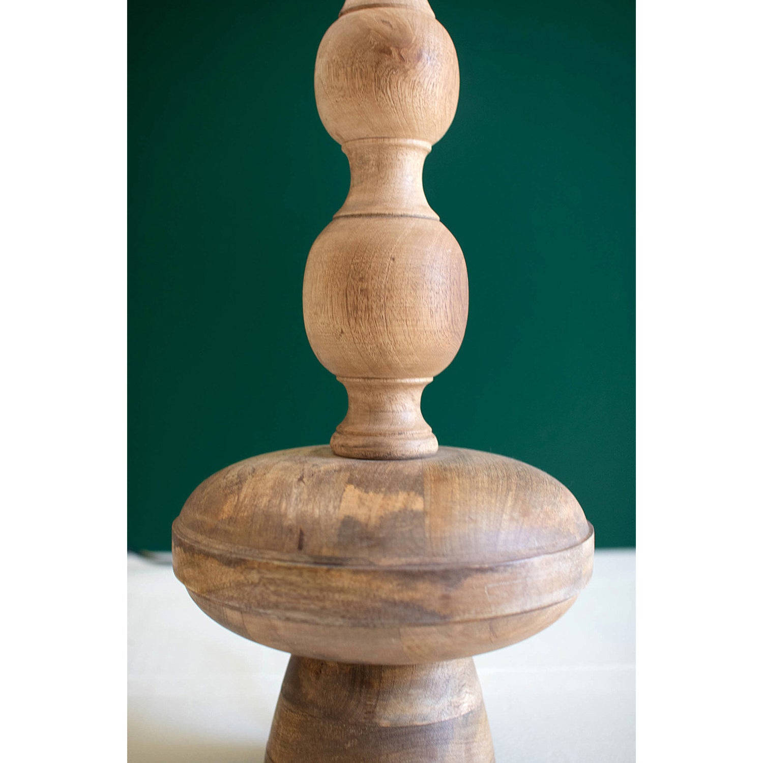 Carved Table Lamp
