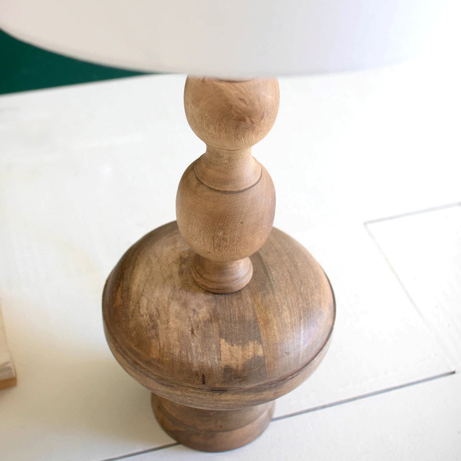 Carved Table Lamp