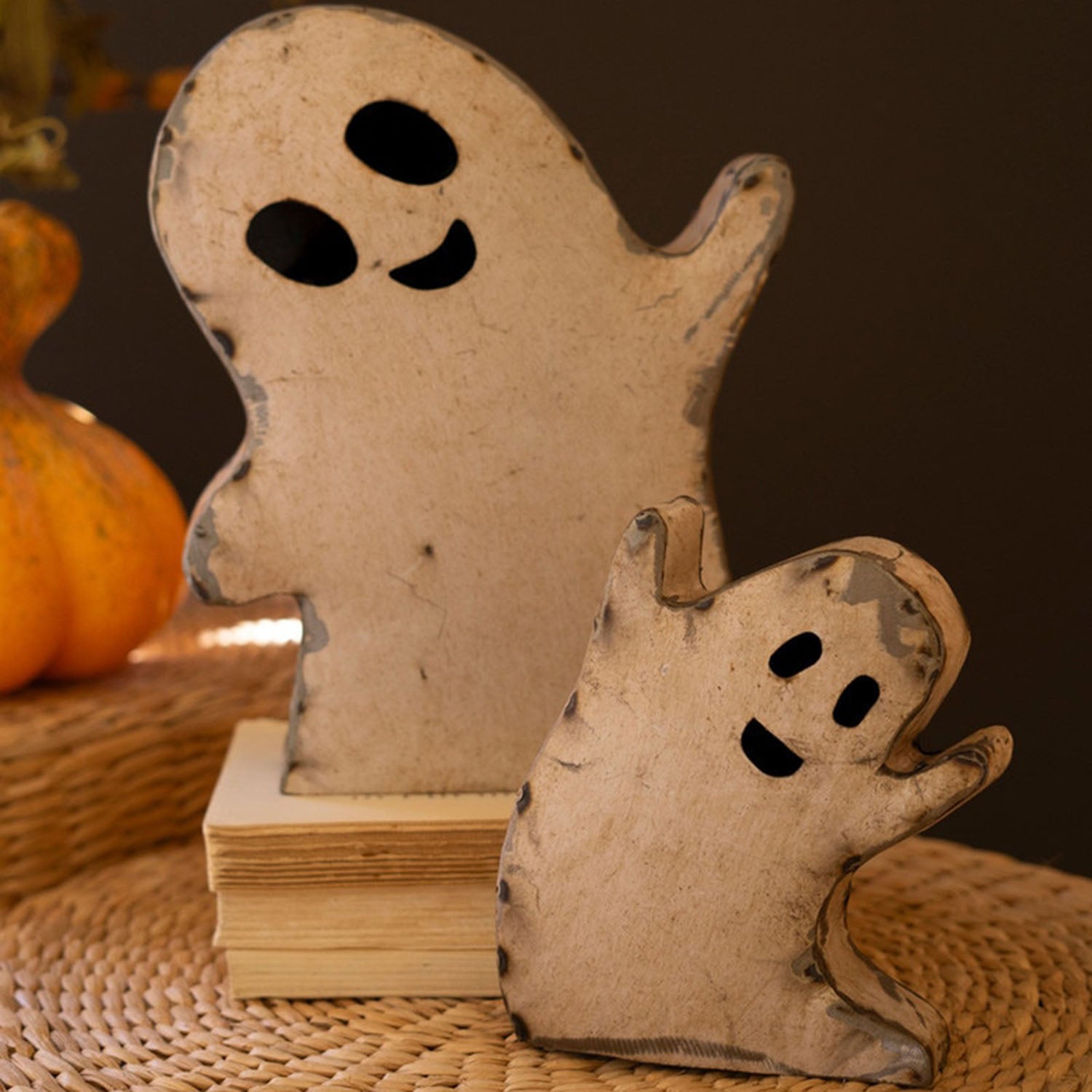 Recycled Ghost Sculpture Set of 2