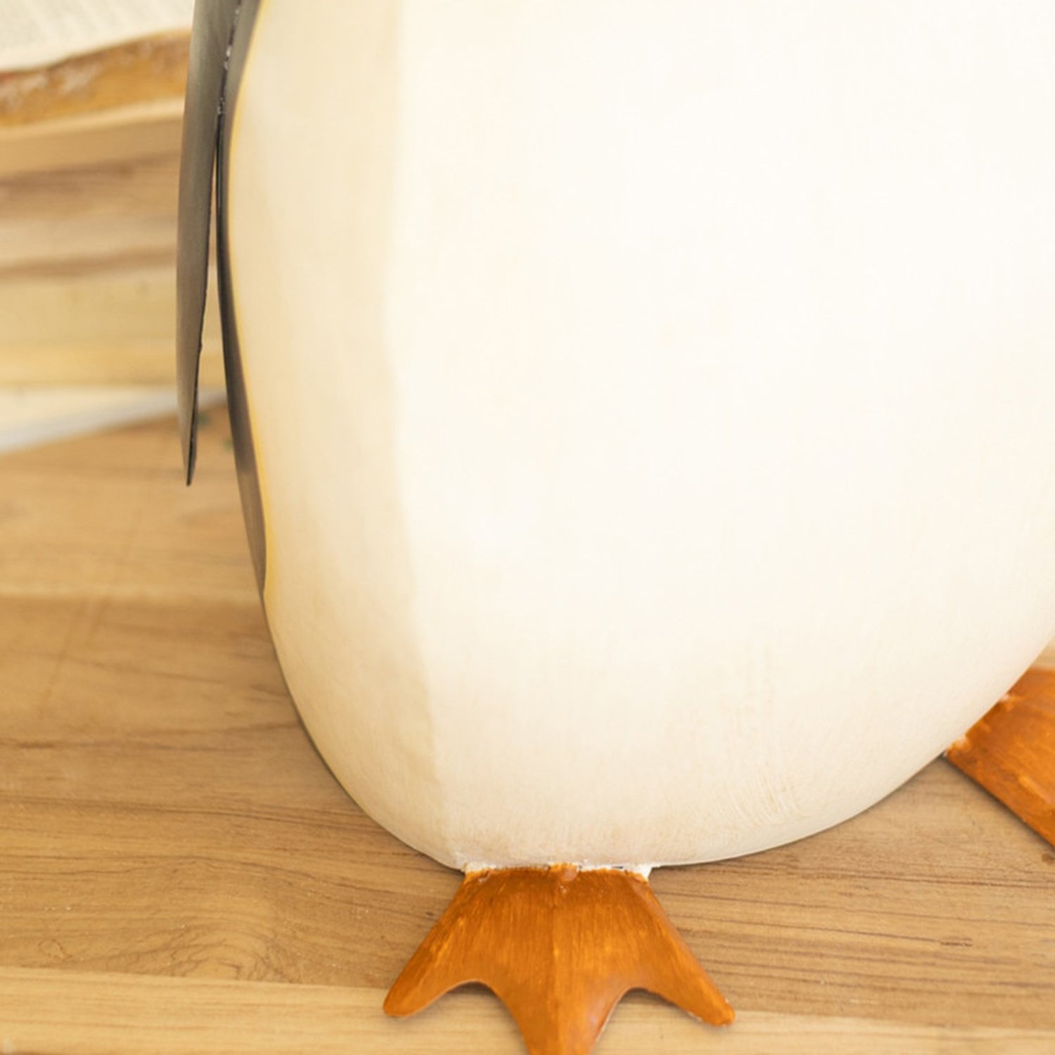 Painted Metal Penguin