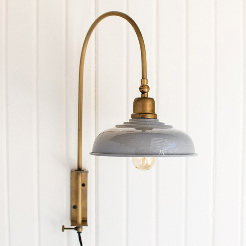 Vintage Gray Wall Sconce