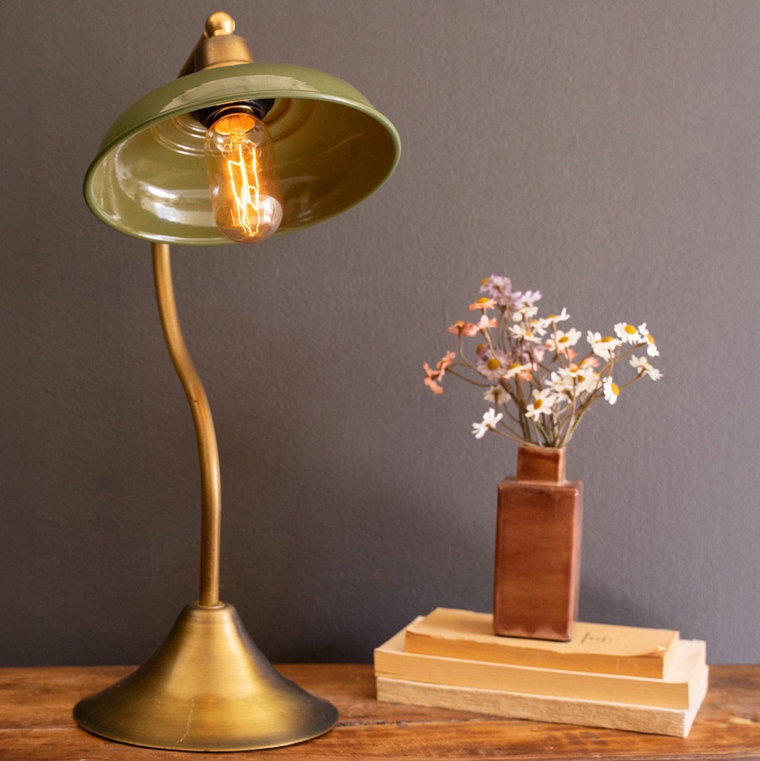 Antique Brass Table Lamp