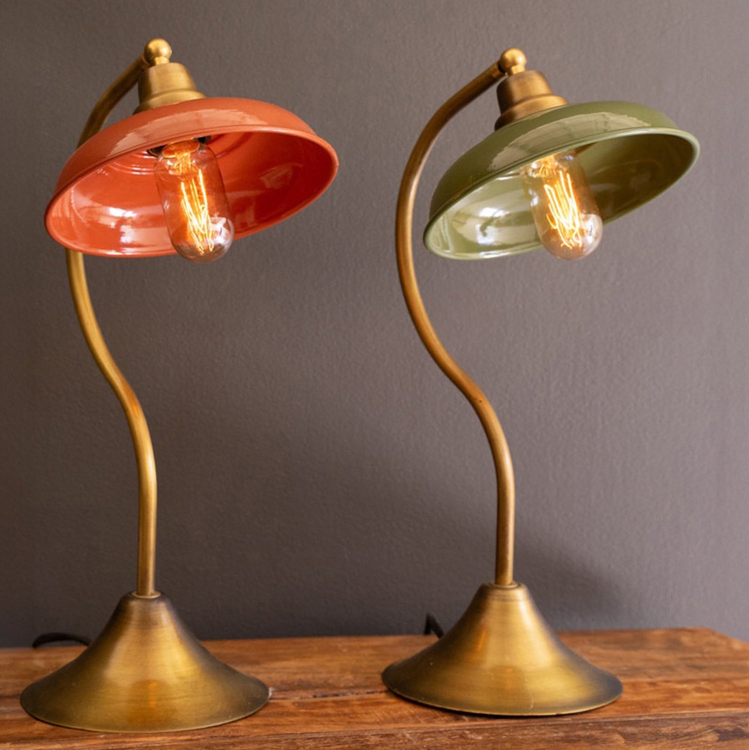 Antique Brass Table Lamp