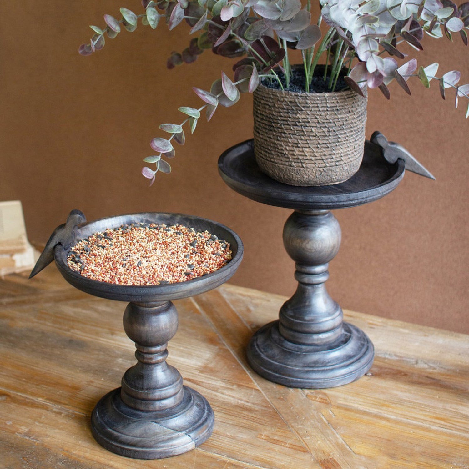 Wooden Display Stand Set of 2