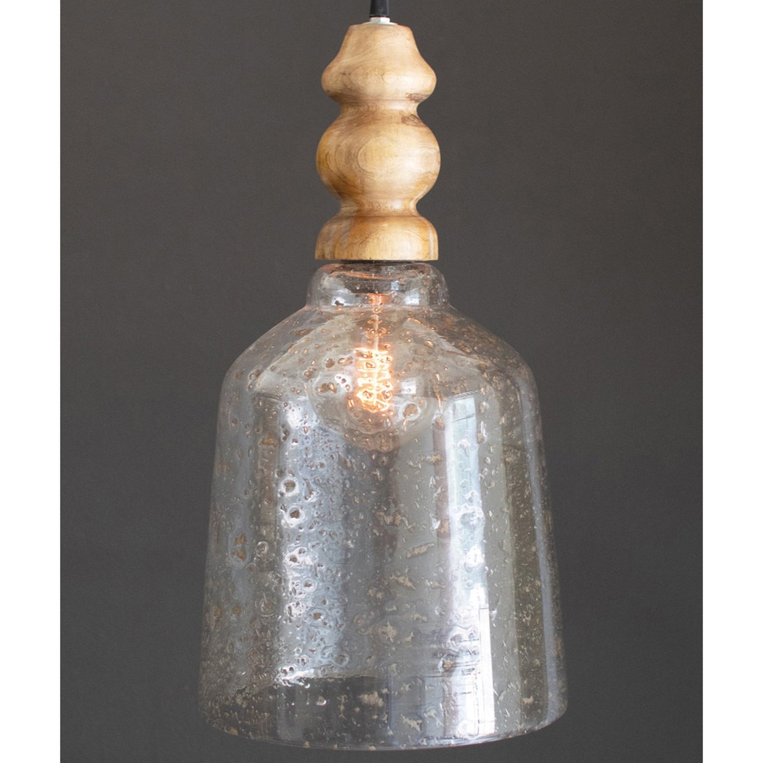 Pebbled Glass Pendant