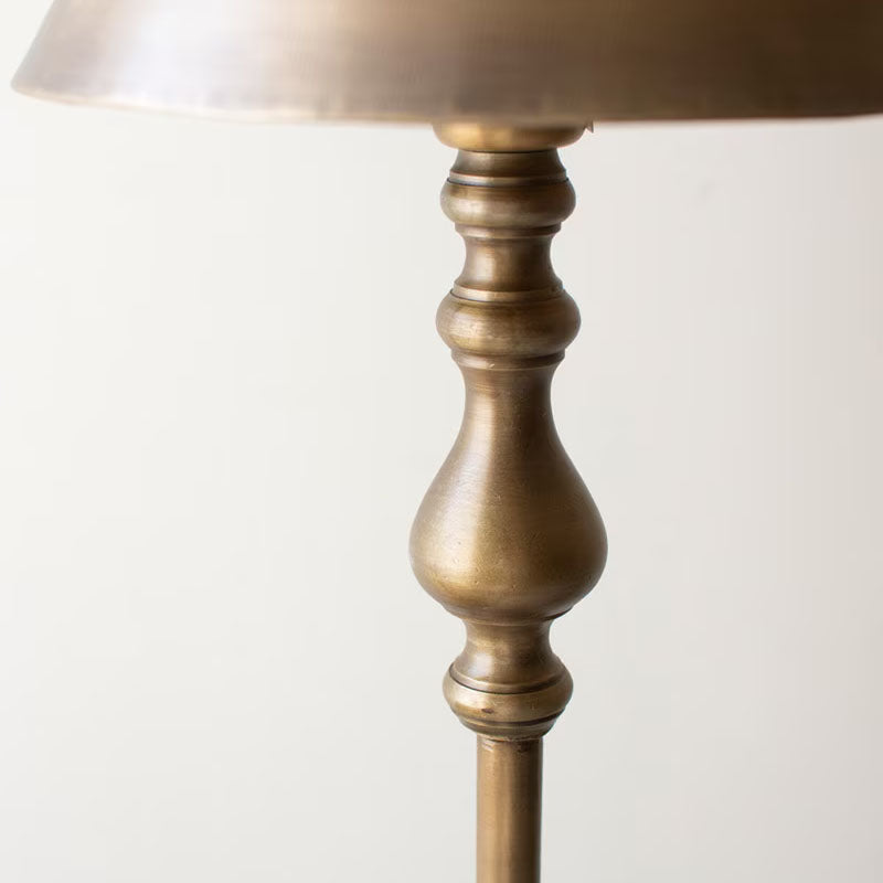 Antique Gold Tall Table Lamp