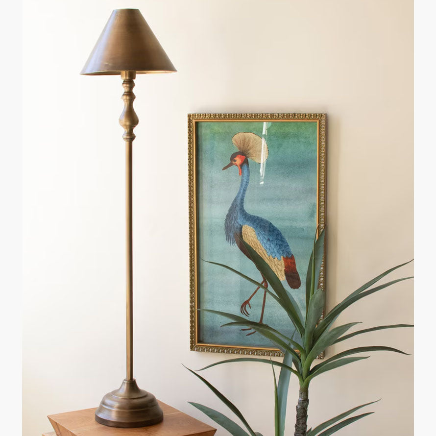 Antique Gold Tall Table Lamp