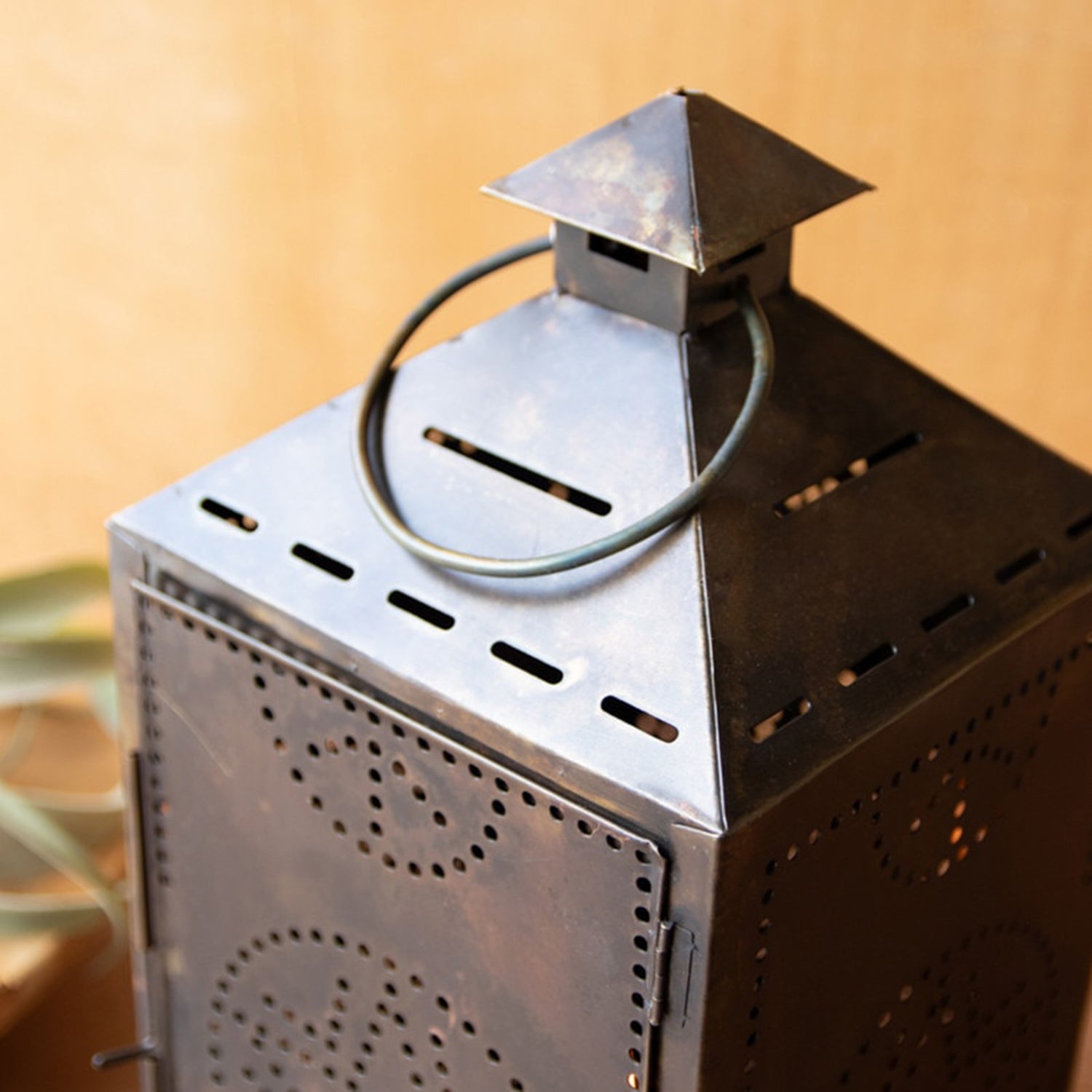 Rustic Metal Lantern
