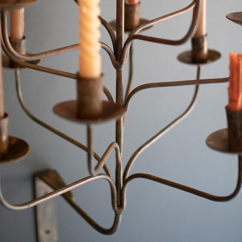 Iron 13 Taper Wall Candelabra