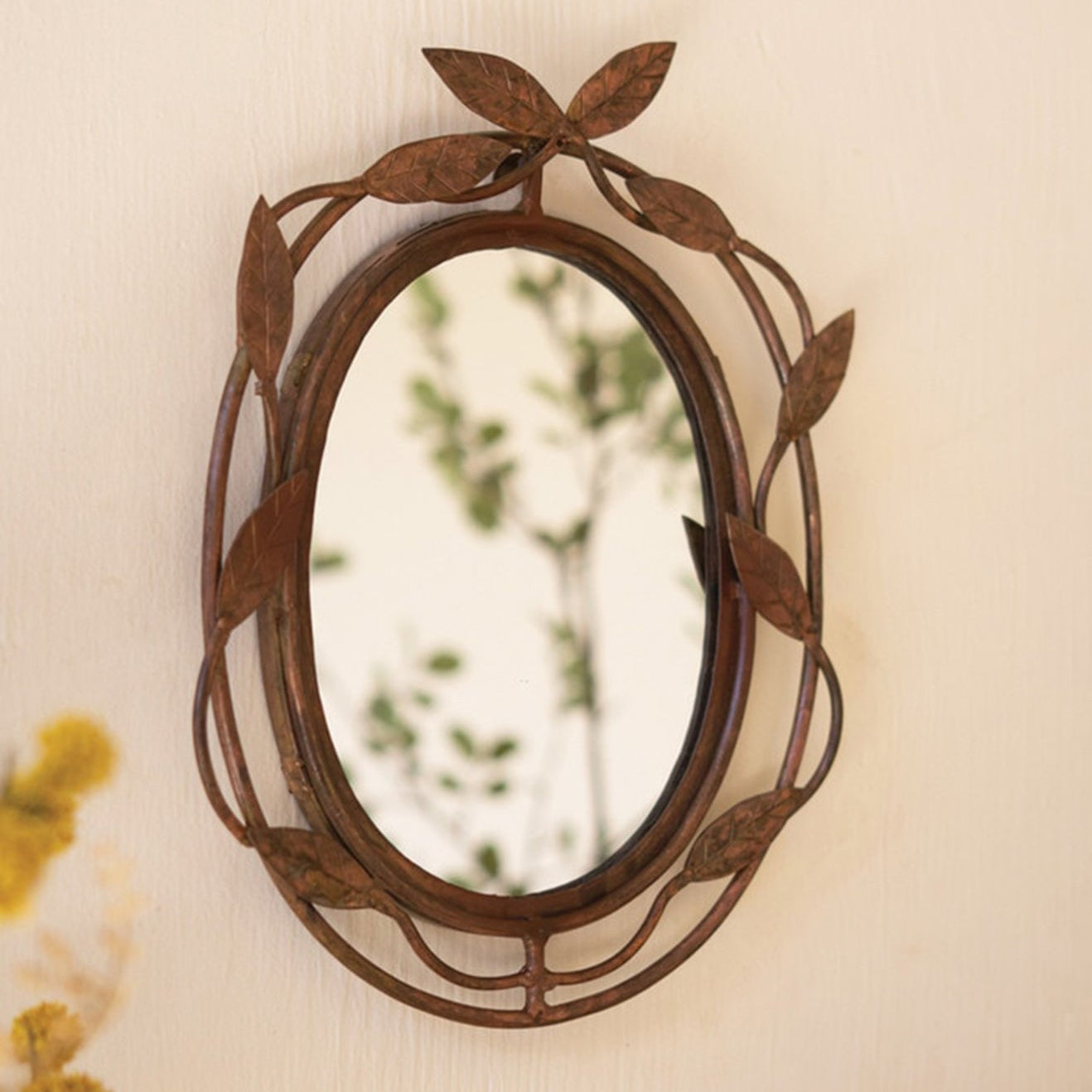 Iron Vine Framed Mirror