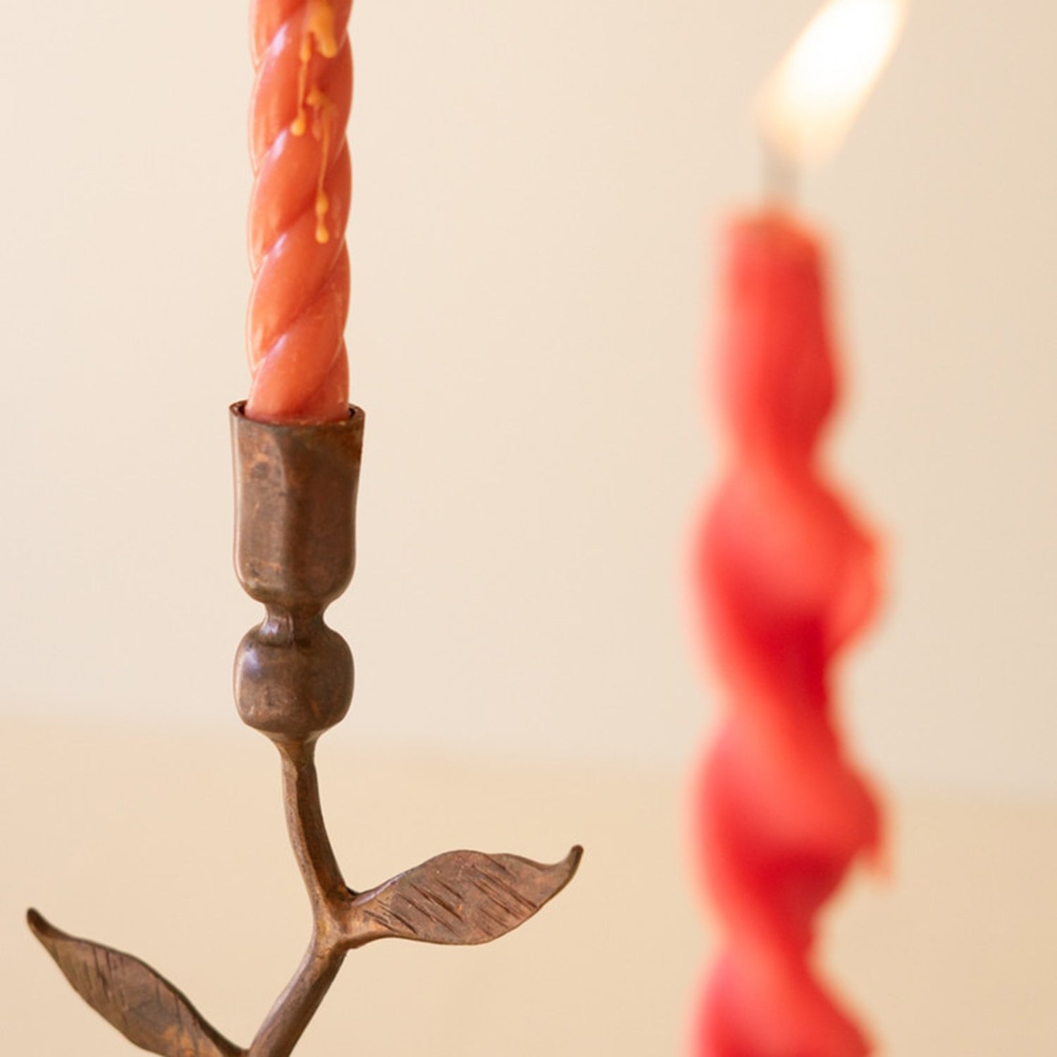 Iron Vines Taper Candle Holder Set of 3