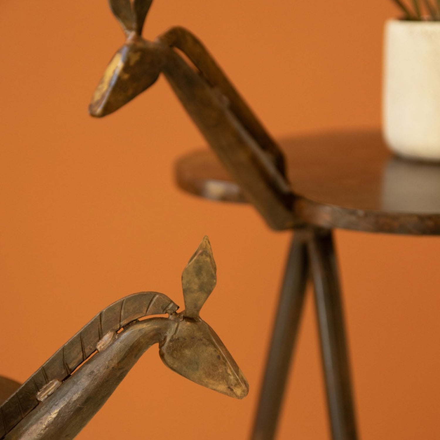 Iron Horse Accent Table Set of 2