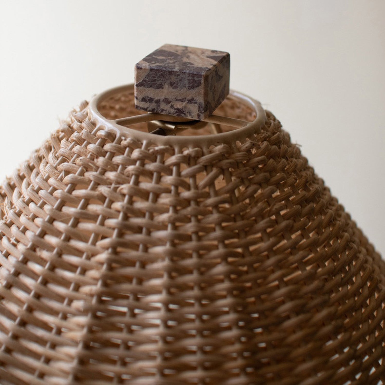 Red Marble Floor Lamp