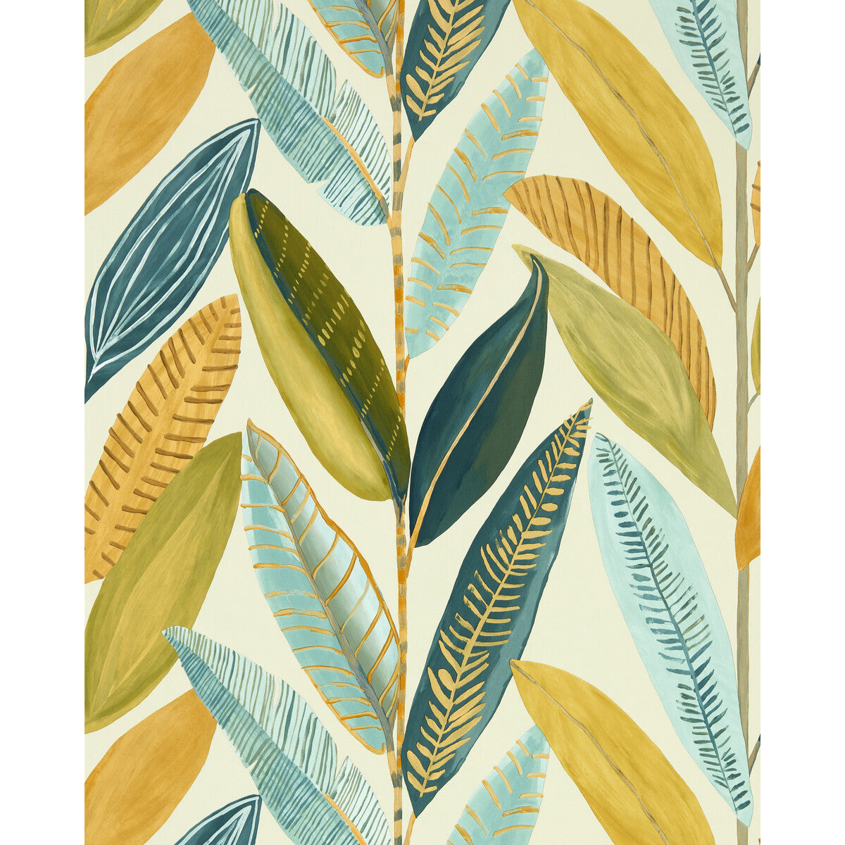 Scion x Kravet Hikkaduwa Wp Tangerine Wallpaper