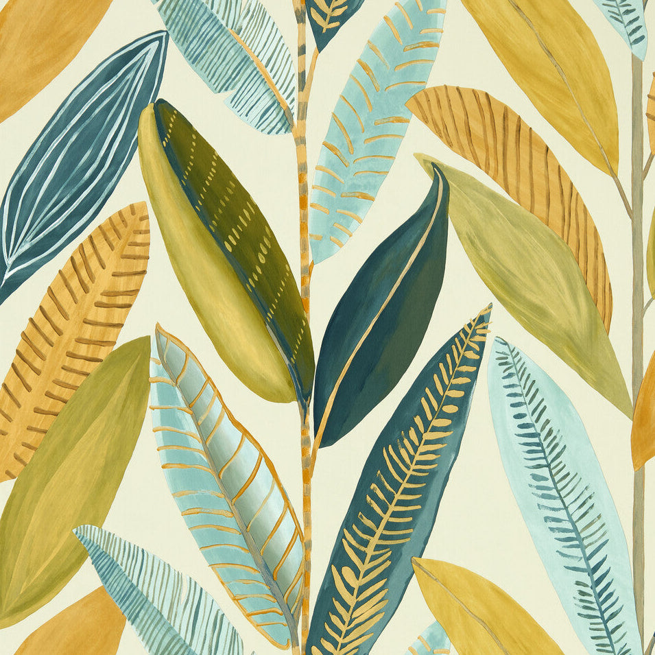 Scion x Kravet Hikkaduwa Wp Tangerine Wallpaper