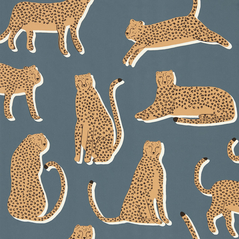 Scion x Kravet Lionel Wp Denim Wallpaper