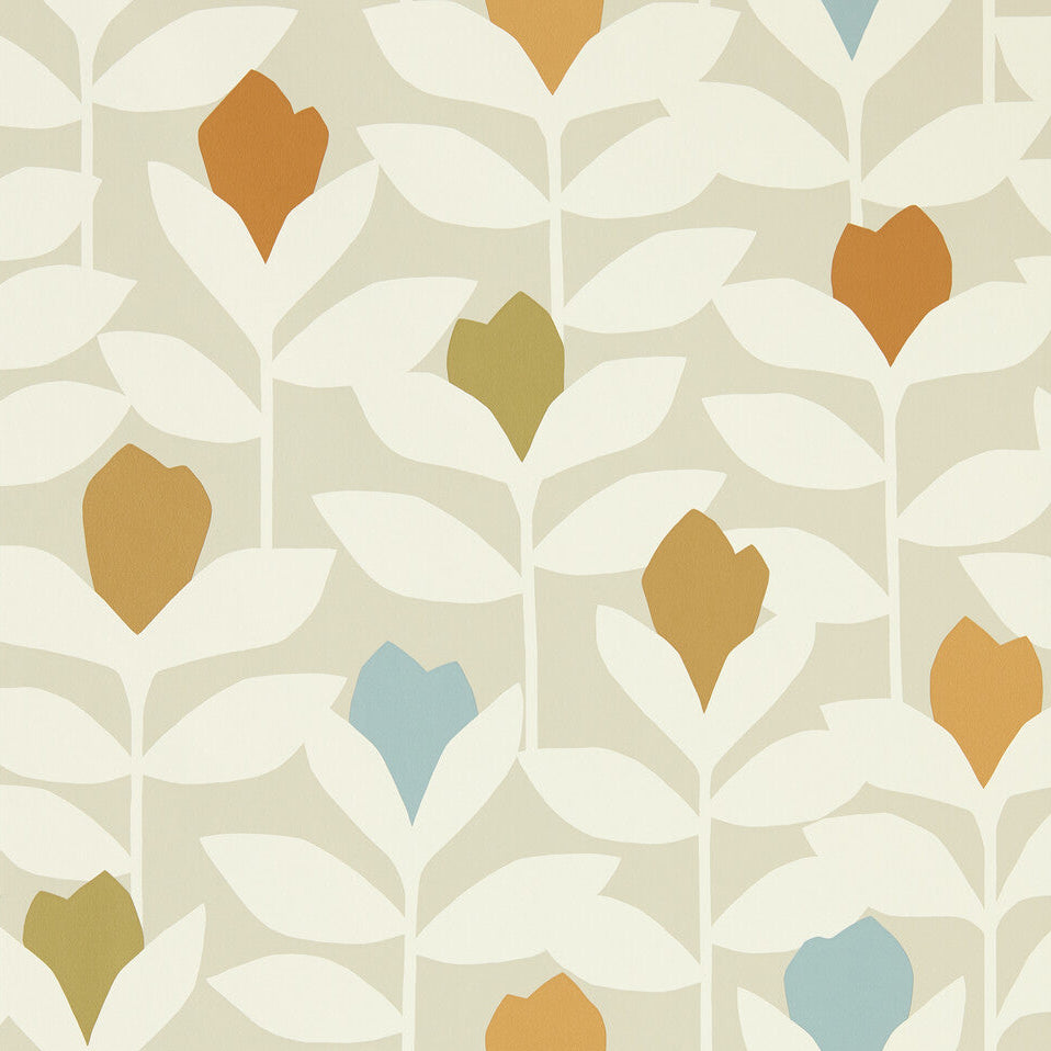 Scion x Kravet Padukka Wp Tangerine Wallpaper