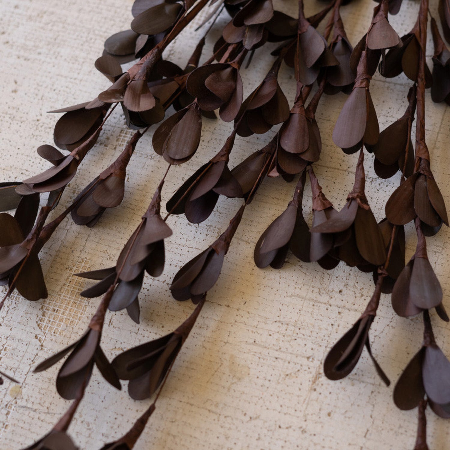 Rud Stick Dried Brown Faux Plant Stem Set of 12