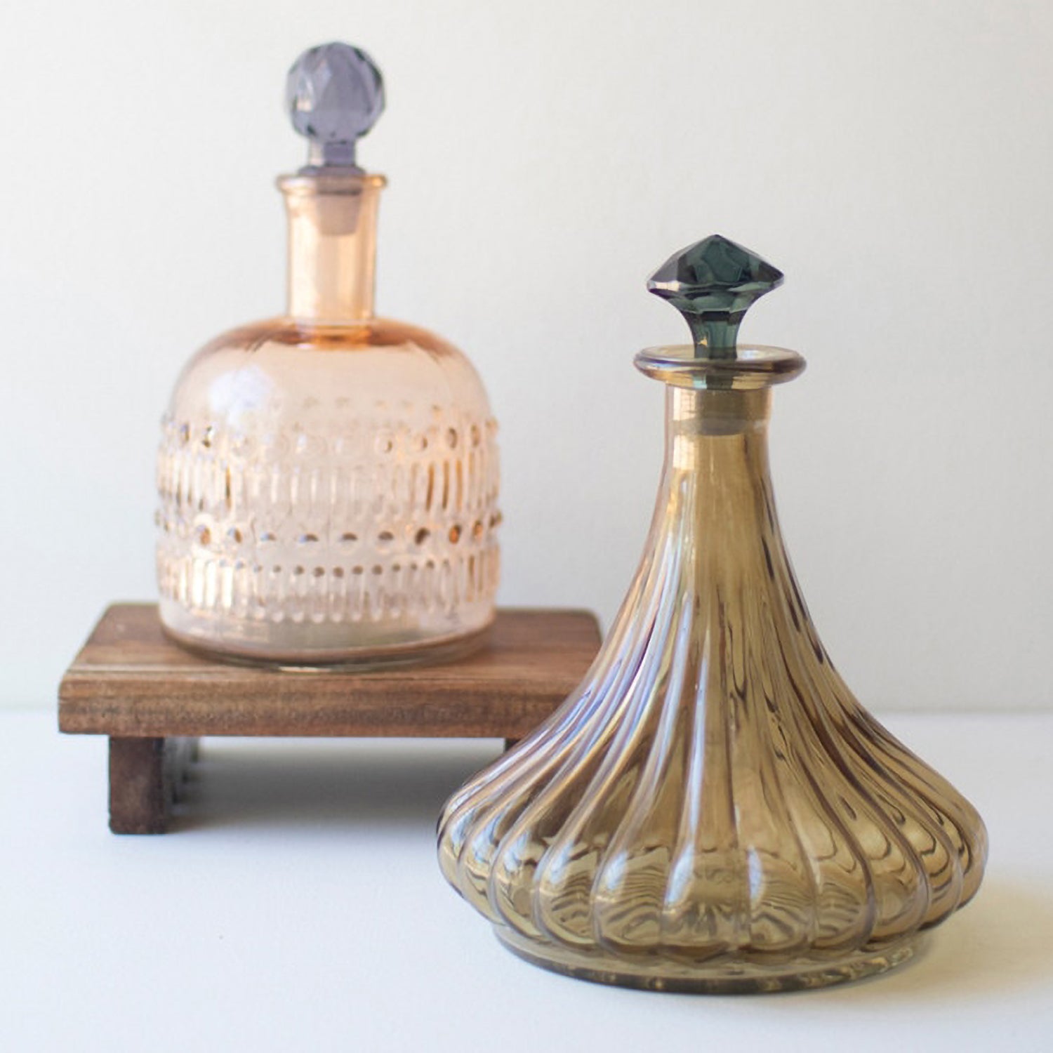 Glass Decanter Set of 2