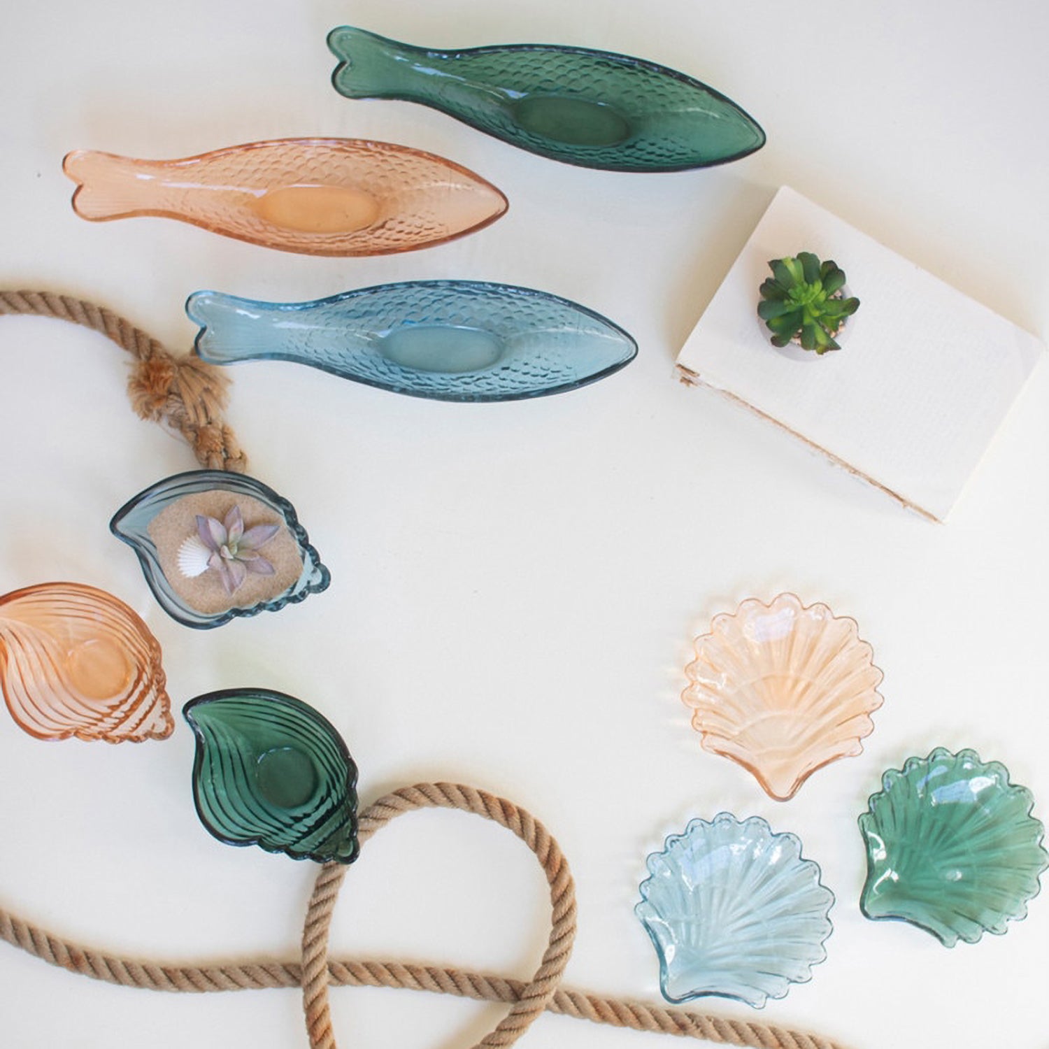 Glass Fish Bowl Set of 3