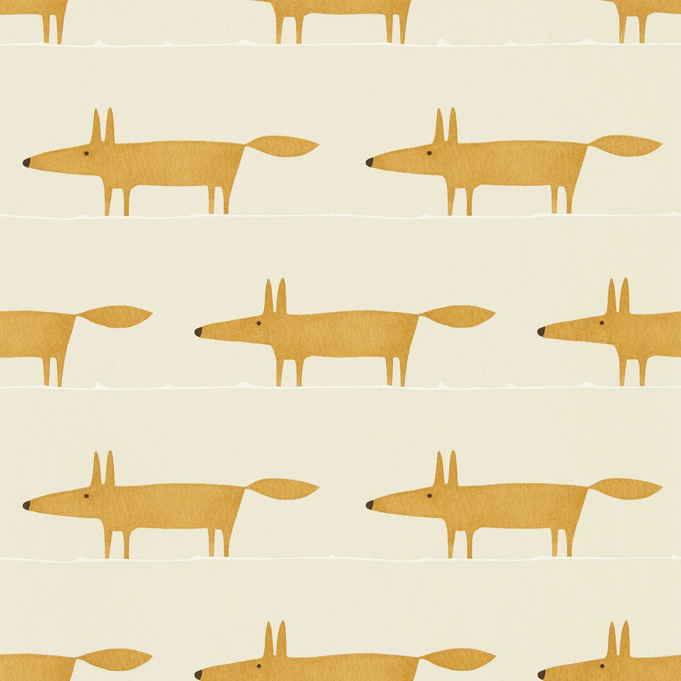 Scion x Kravet Midi Fox Wp Raffia/Chai Wallpaper