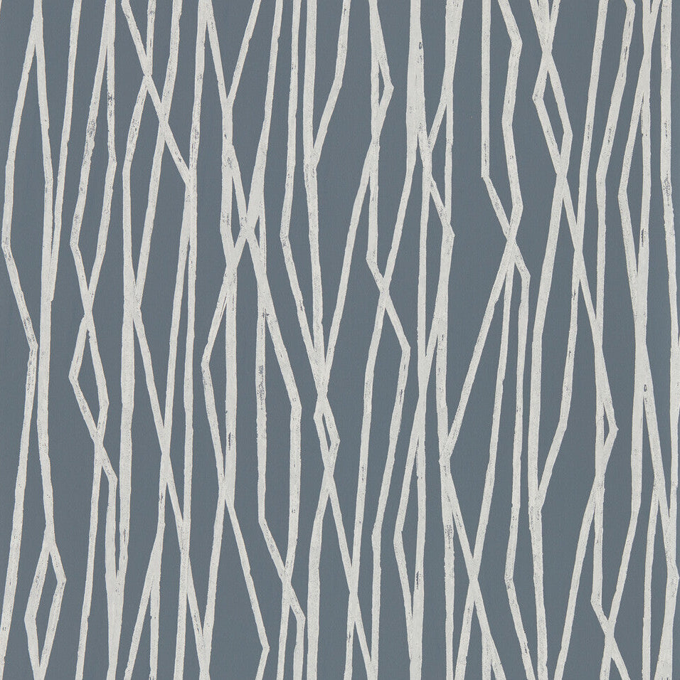 Scion x Kravet Genki Graphite Wallpaper