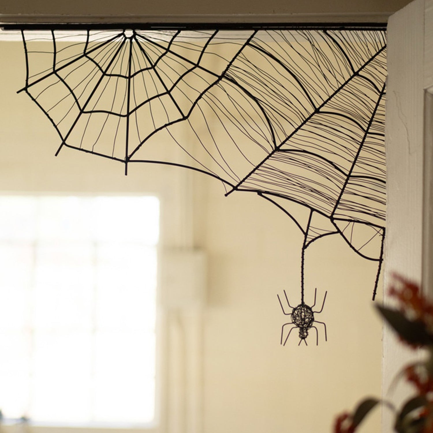 Halloween Spiderweb Corner Bracket