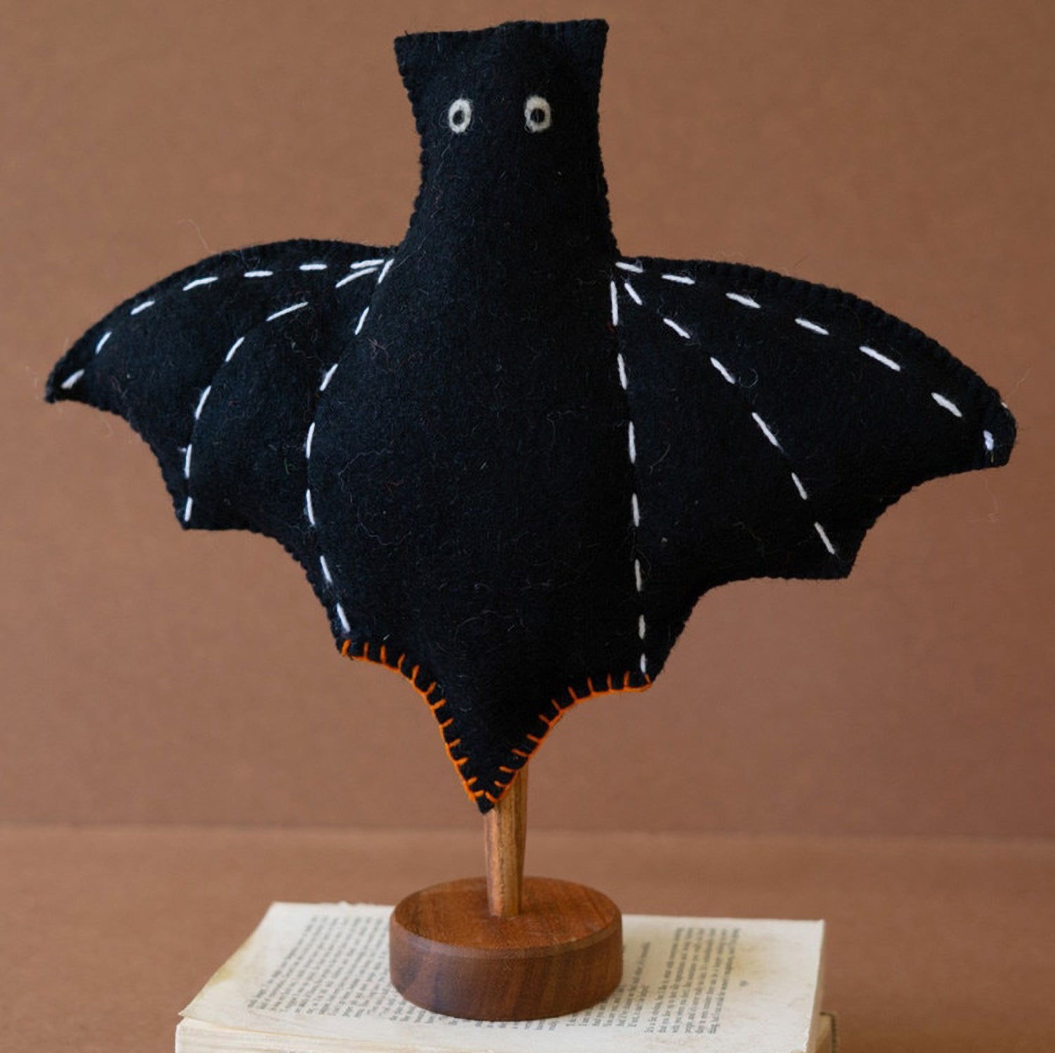 Halloween Felt Bat on Base