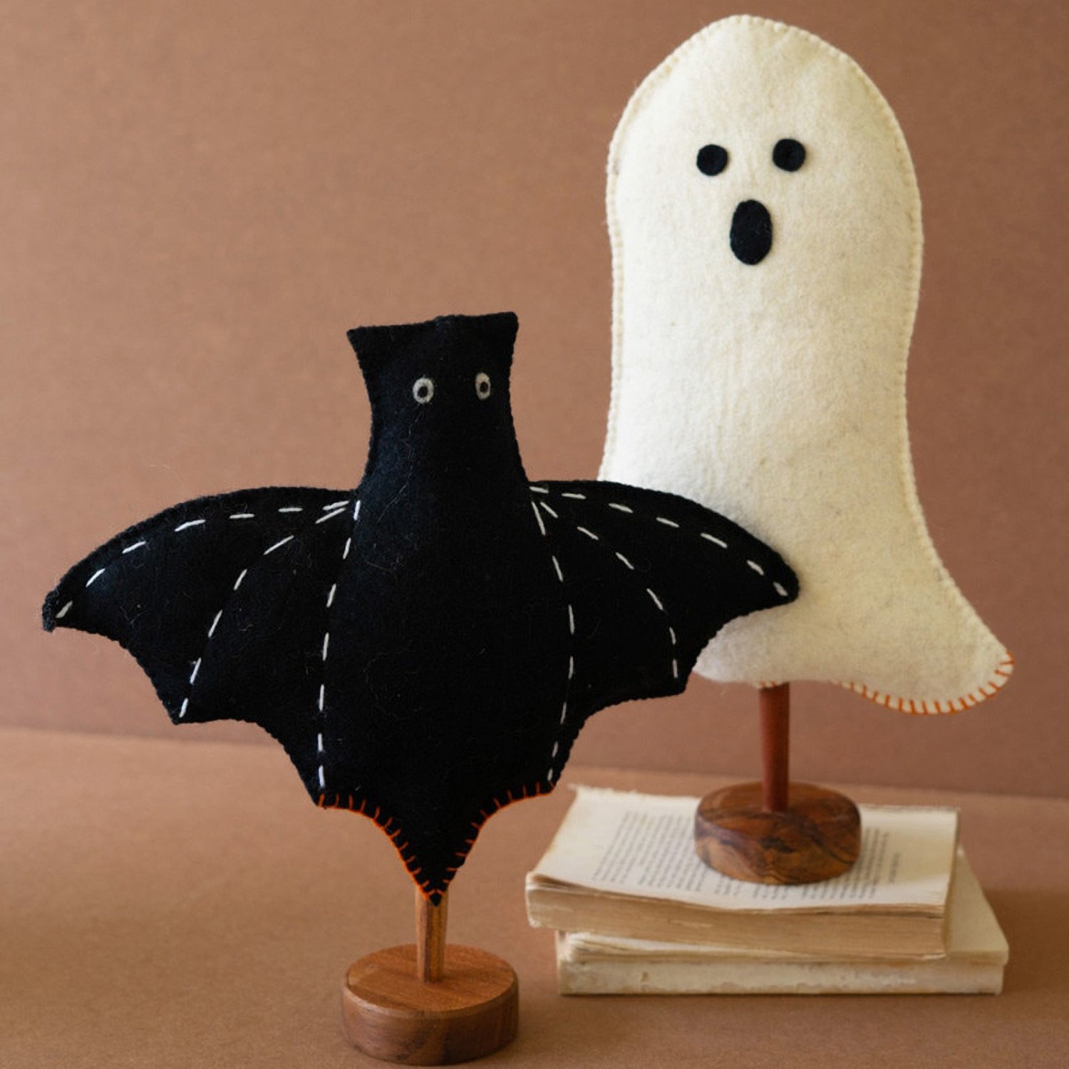 Halloween Felt Bat on Base
