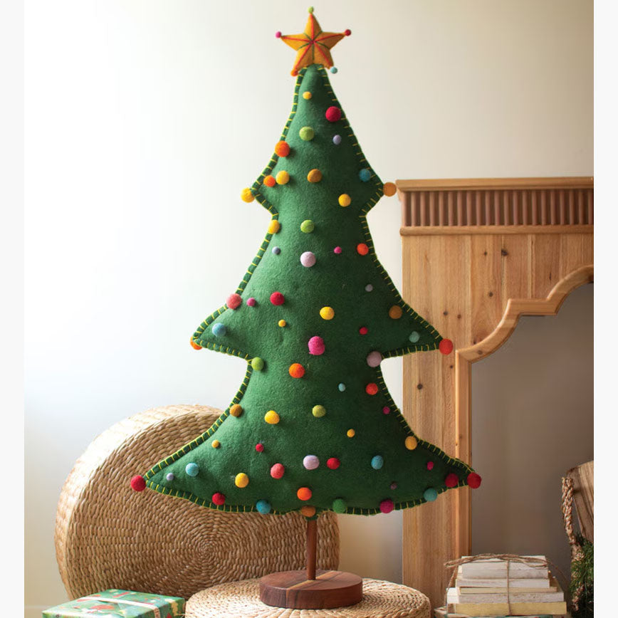 Felt Christmas Tree Sculpture