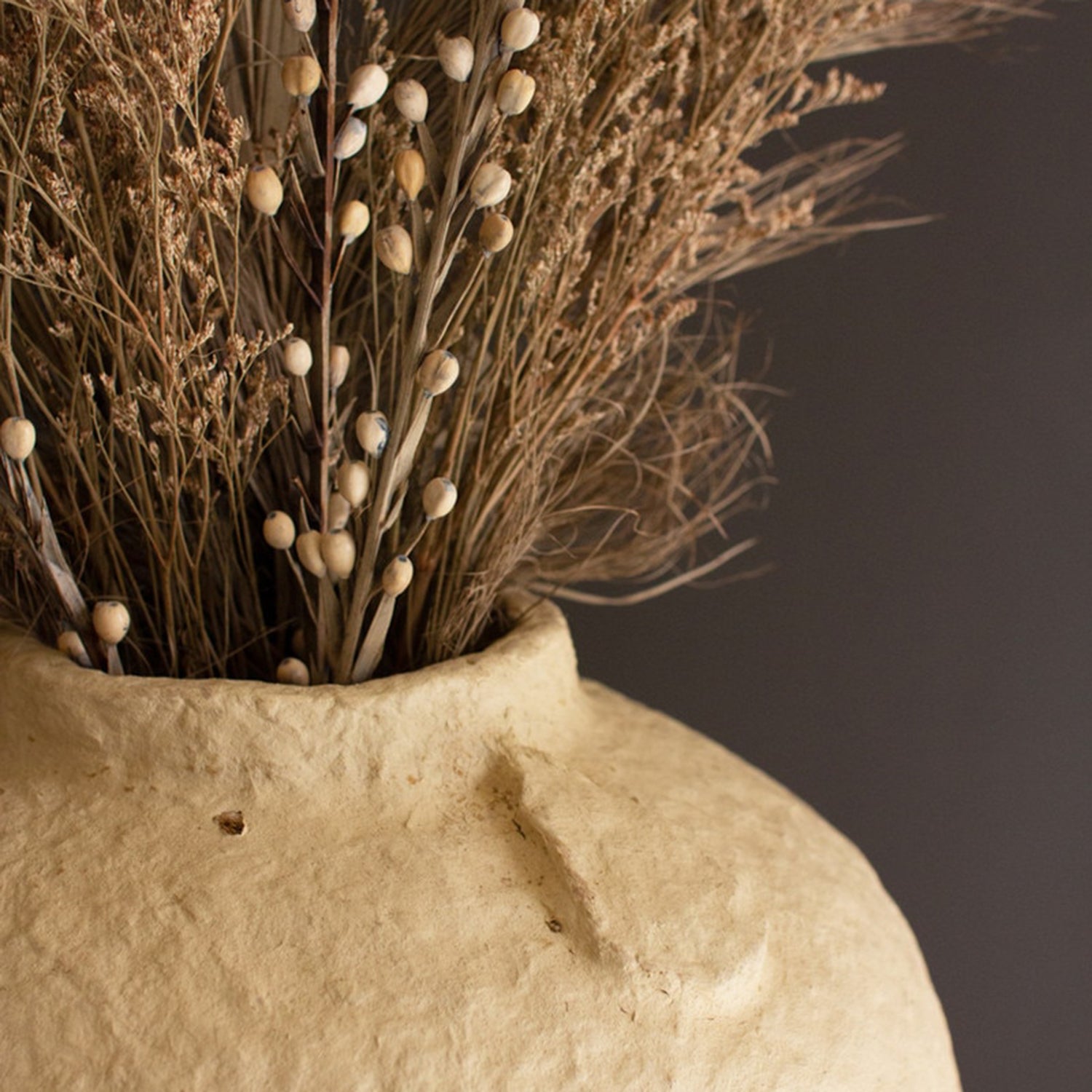 Paper Mache Small Urn