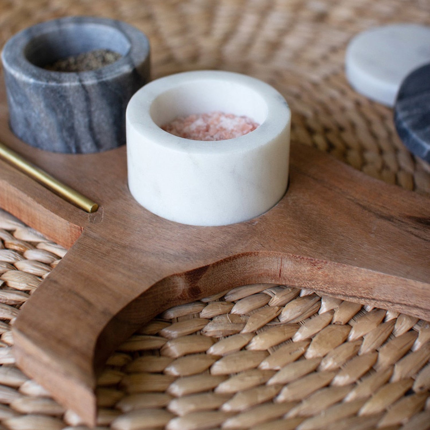 Bear Salt and Pepper with Serving Spoon Set of 4