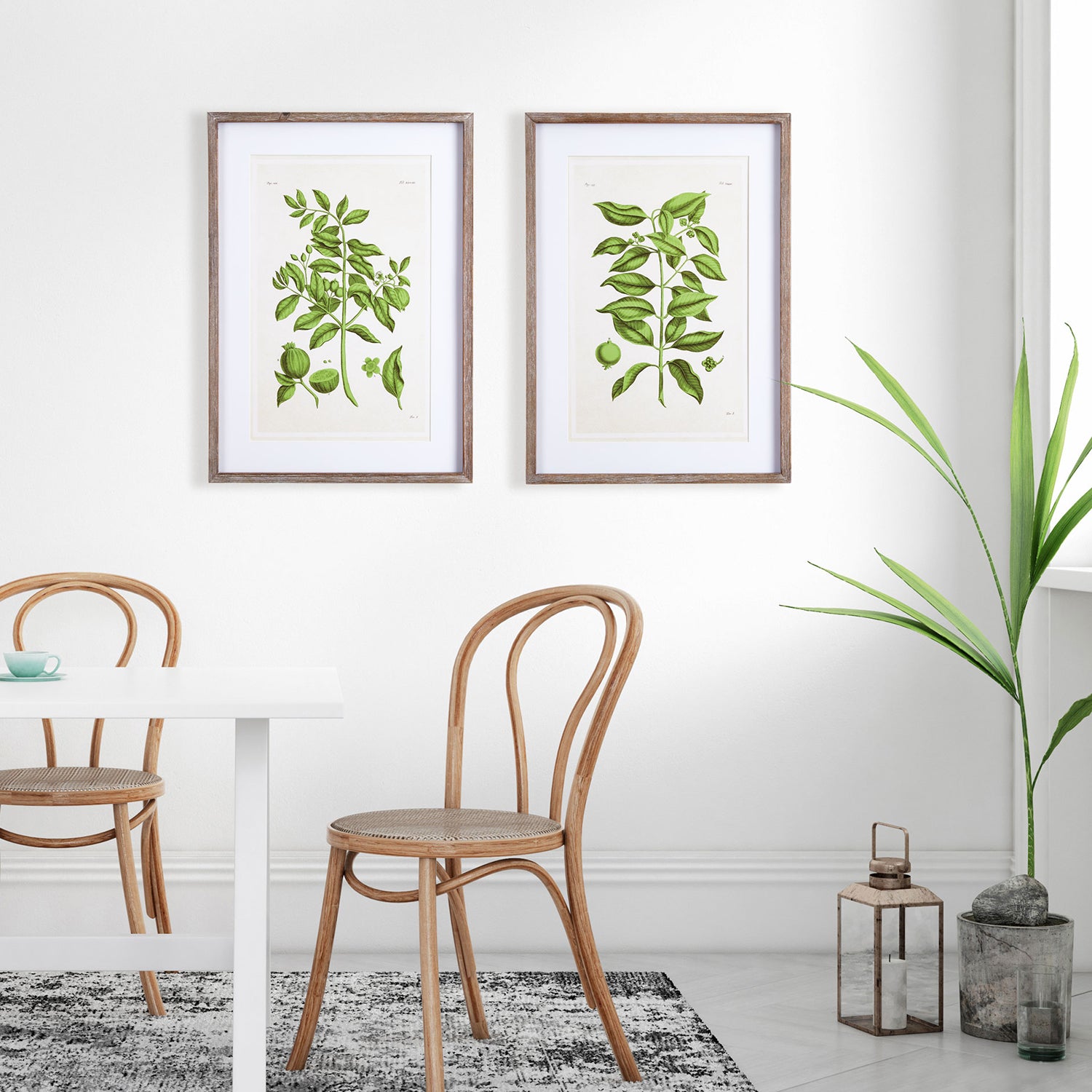 Guava Print Wall Art Set of 2