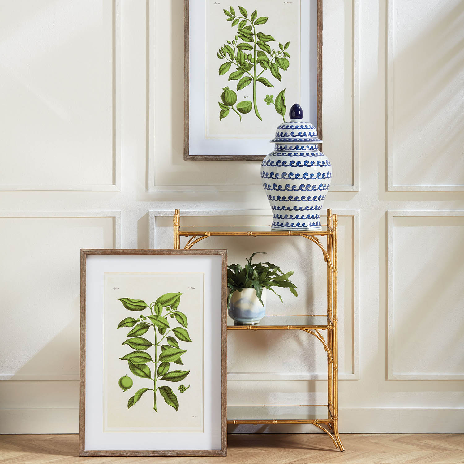 Guava Print Wall Art Set of 2