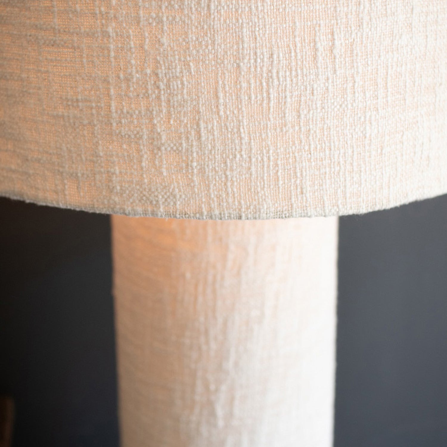 Boucle Fabric Floor Lamp
