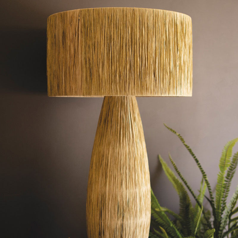 Raffia Table Lamp
