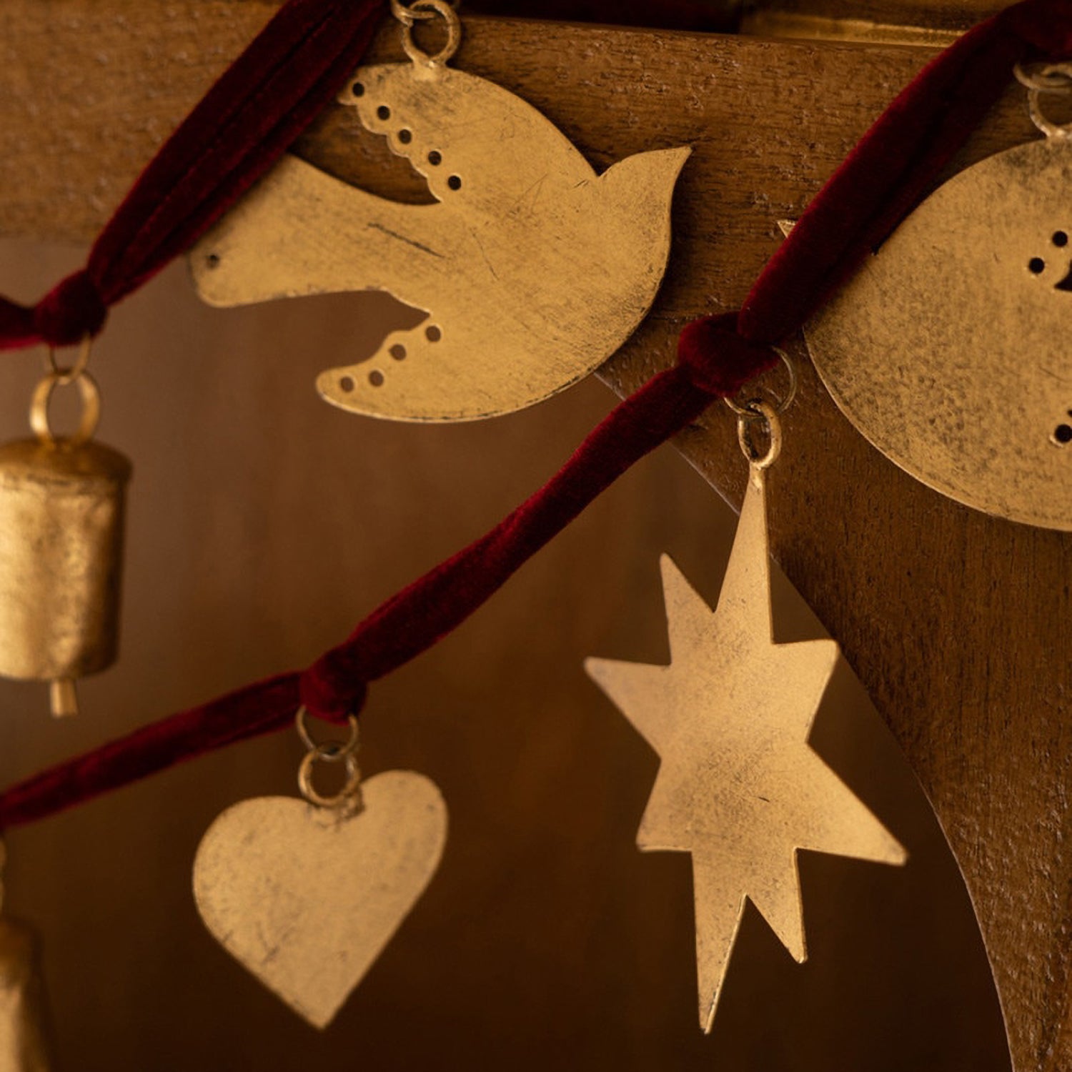 Christmas Charm Garland Set of 4