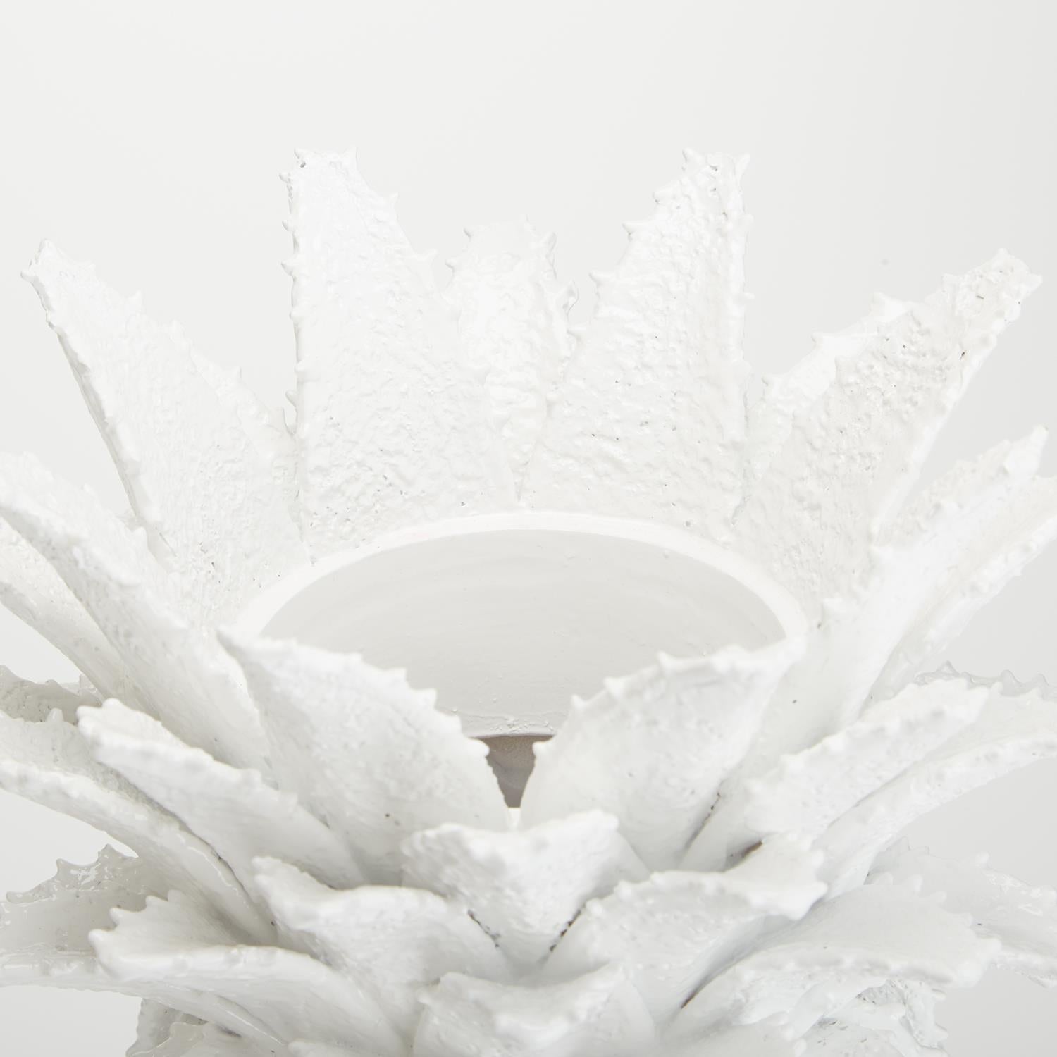 White Pineapple Decorative Vase