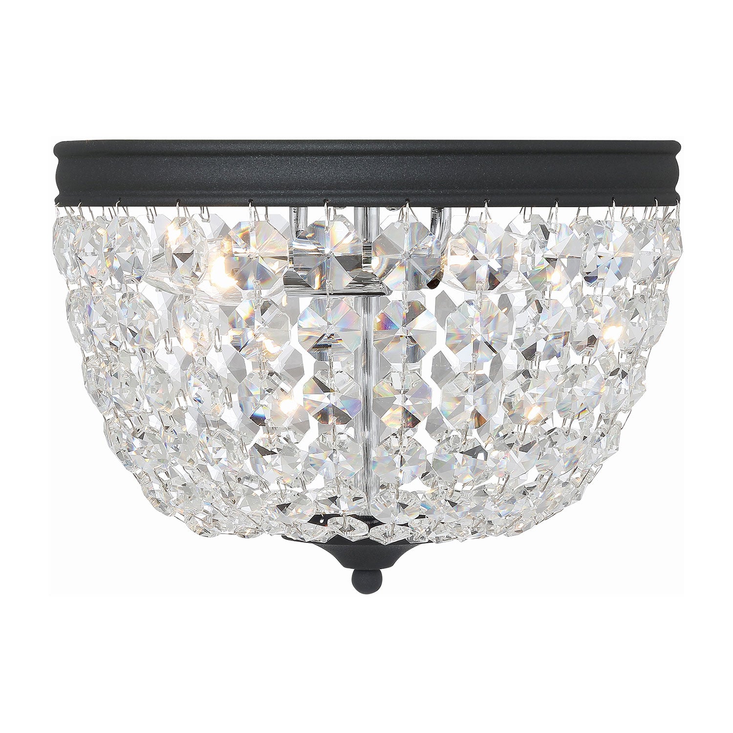 Crystorama Nola 2-Light Flush Ceiling Mount