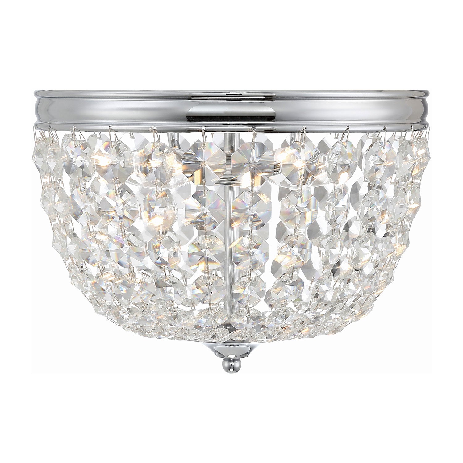 Crystorama Nola 2-Light Flush Ceiling Mount