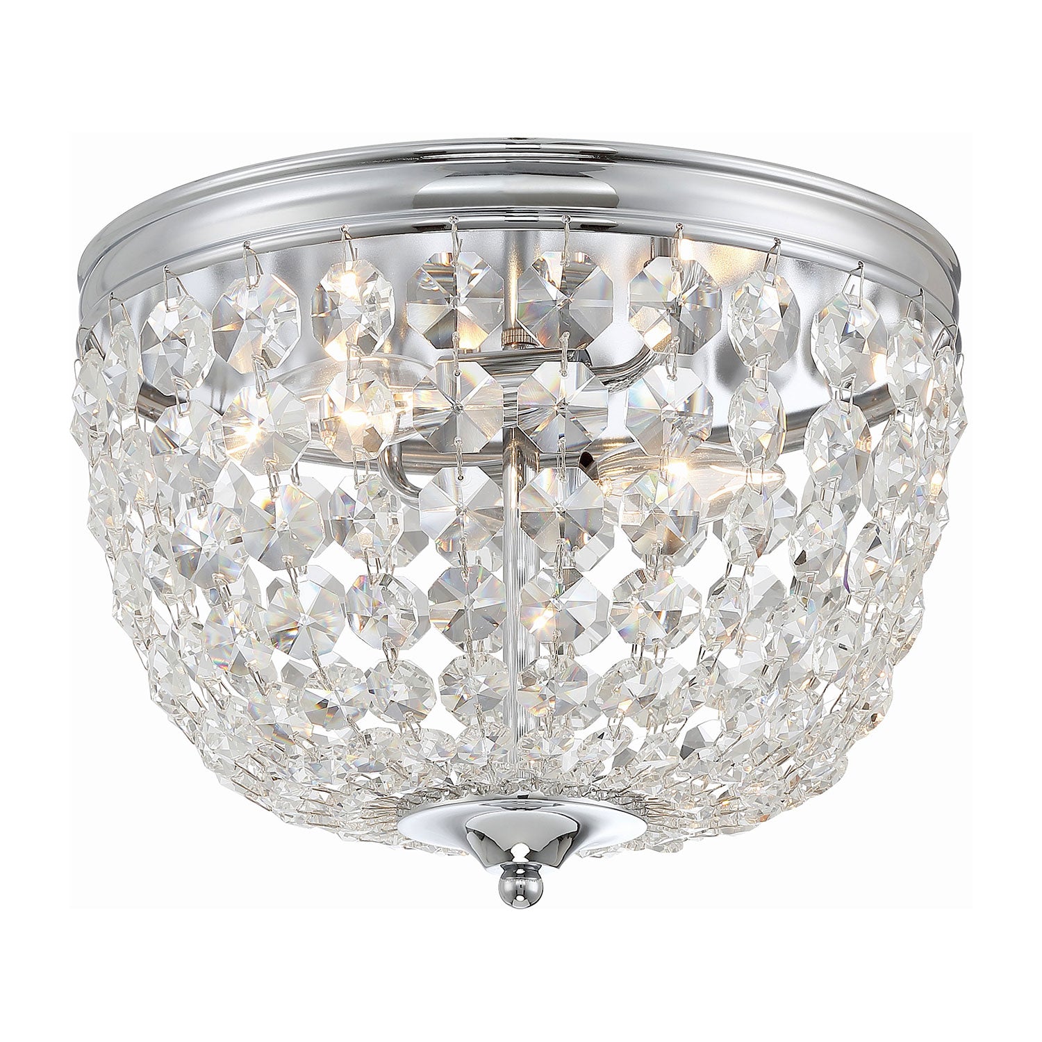 Crystorama Nola 2-Light Flush Ceiling Mount
